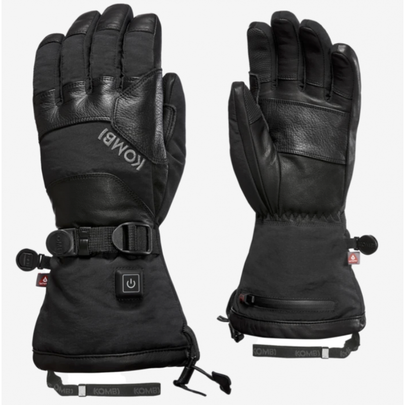 Kombi : Warm-Up Heated Gloves - Adults - Black Kombi Clothing