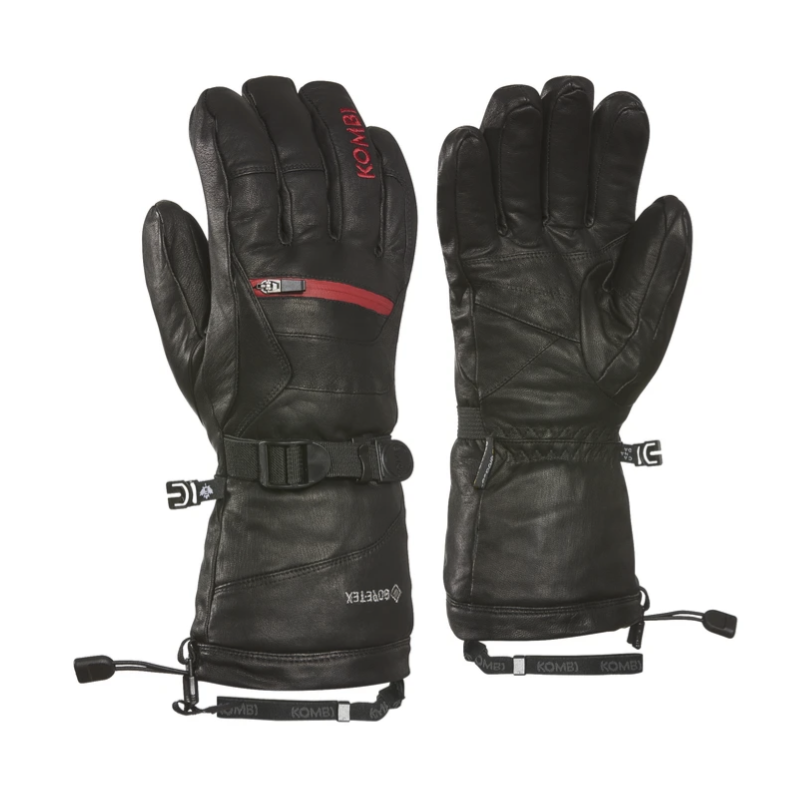 Kombi : Gants Mentor Gore-Tex - Hommes - Noir-Rouge Kombi Vêtements