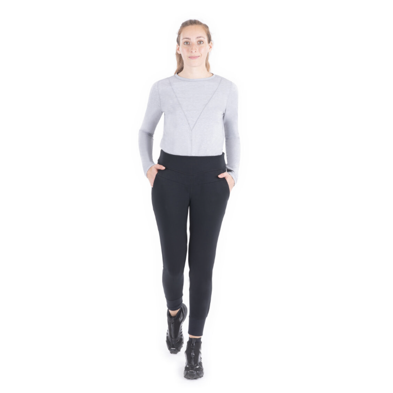 Indygena - Vieno II – Pantalon en molleton bouclé - Noir Indyeva Vêtements