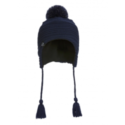 Kombi - Reflective Pompom Peruvian Toque - Juniors - Dark Navy Kombi Clothing