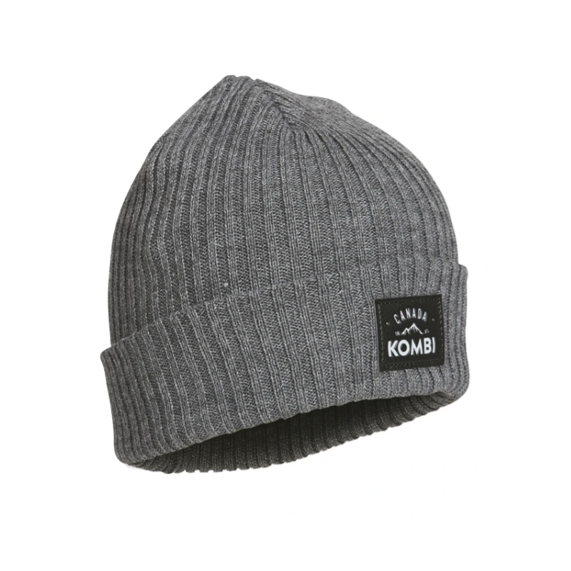 Kombi - Street Merino Toque - Adults - Heather Grey Kombi Clothing