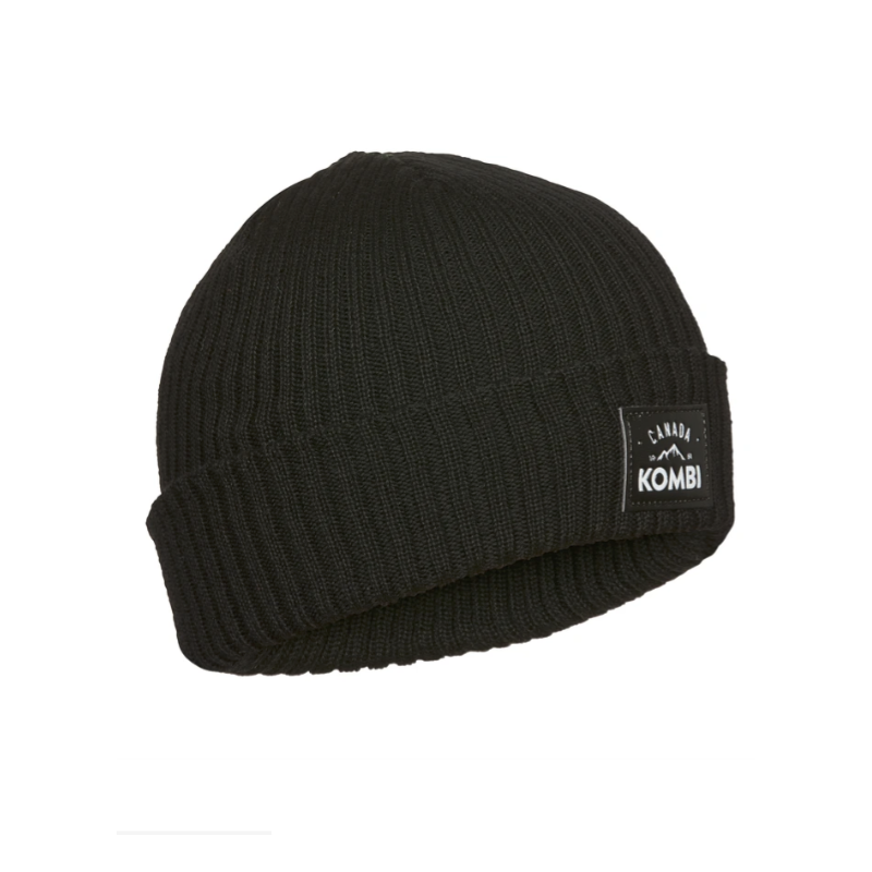 Kombi - Street Merino Toque - Adults - Black Kombi Clothing