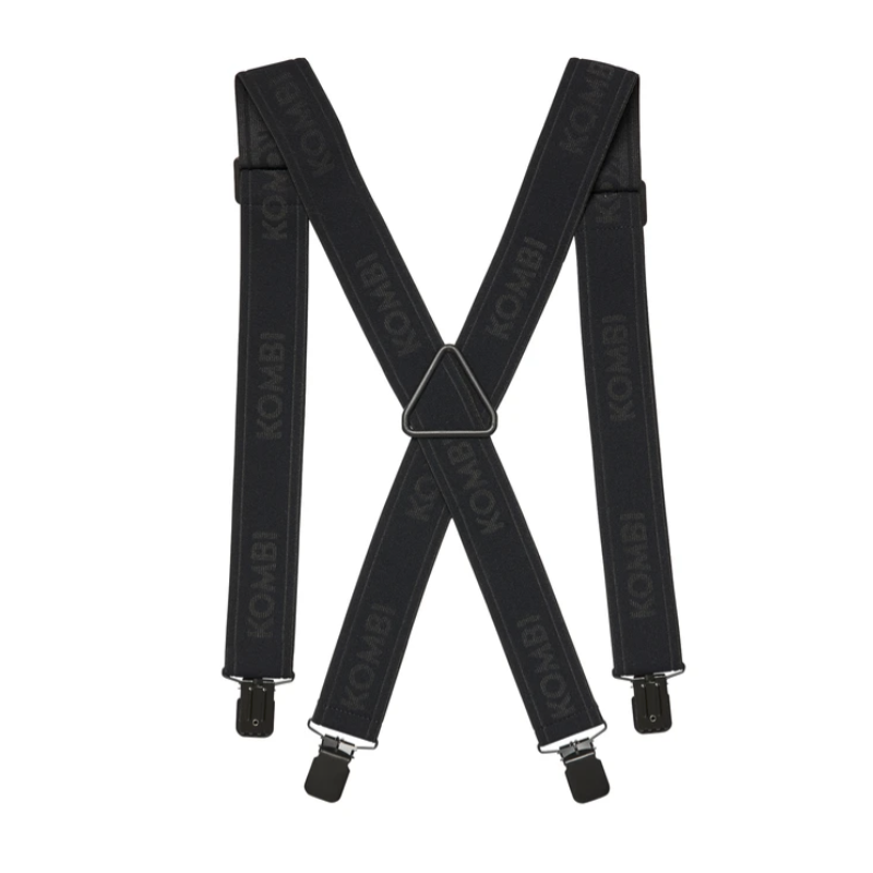 Kombi - Wide Suspenders - Black | Sporteque