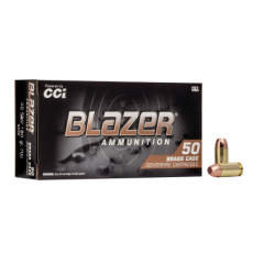 CCI Blazer Brass 40 S&W 180 gr FMJ CCI Munitions