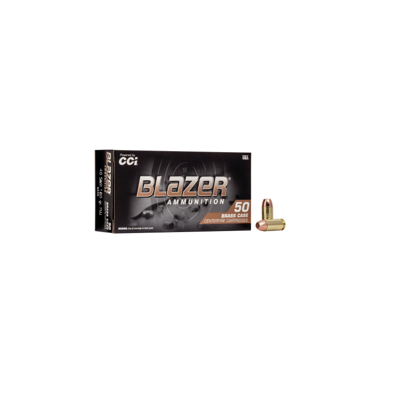 CCI Blazer Brass 40 S&W 180 gr FMJ CCI Speer /CCI