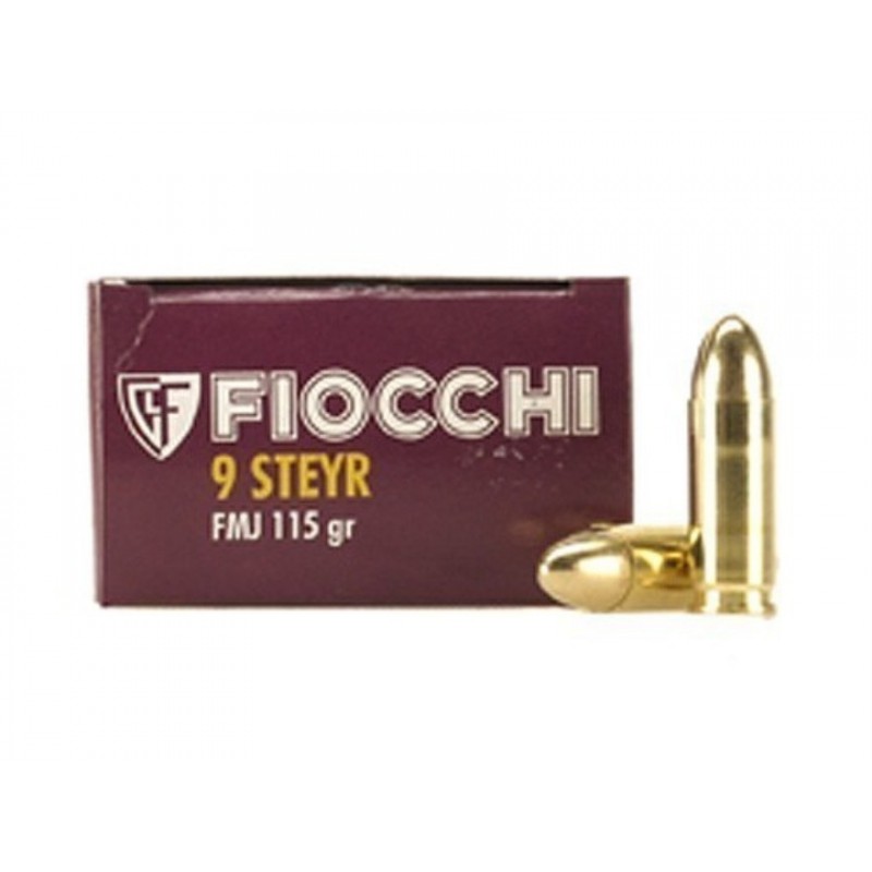 Fiocchi 9MM Steyr 115 gr FMJ Fiocchi Fiocchi