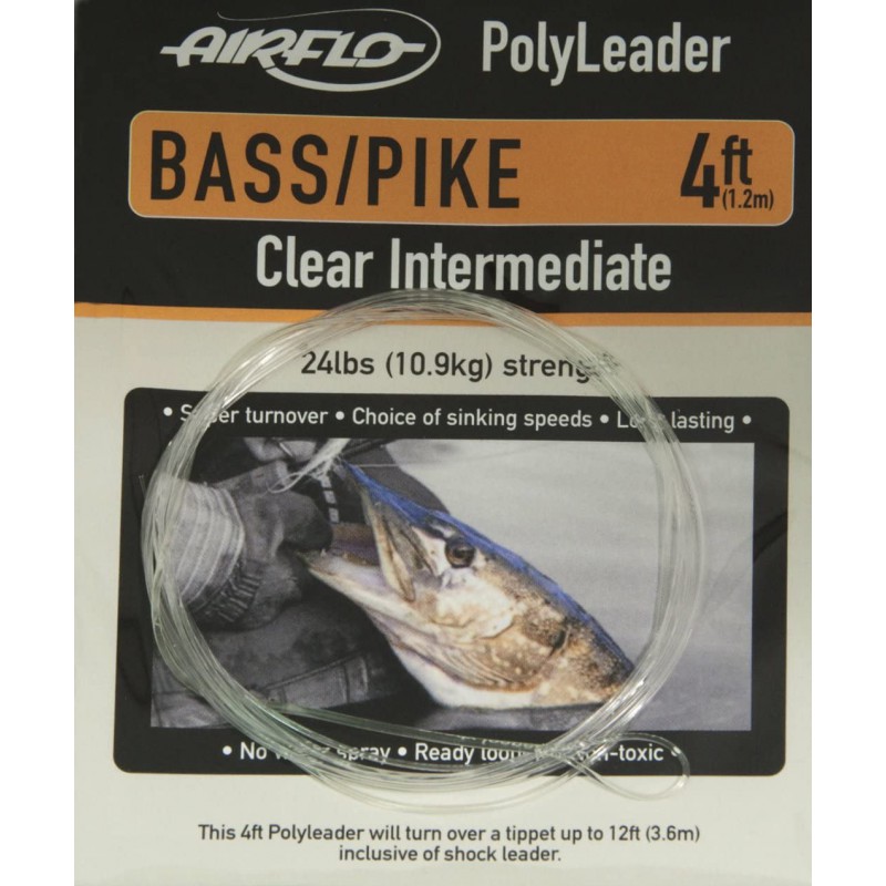 Airflo Polyleader Achigan/Brochet 4' Airflo Ligne et bas de ligne