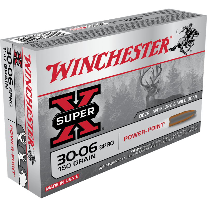 Win Super X 30-06 Spg 150 gr SP Winchester Ammunition Winchester