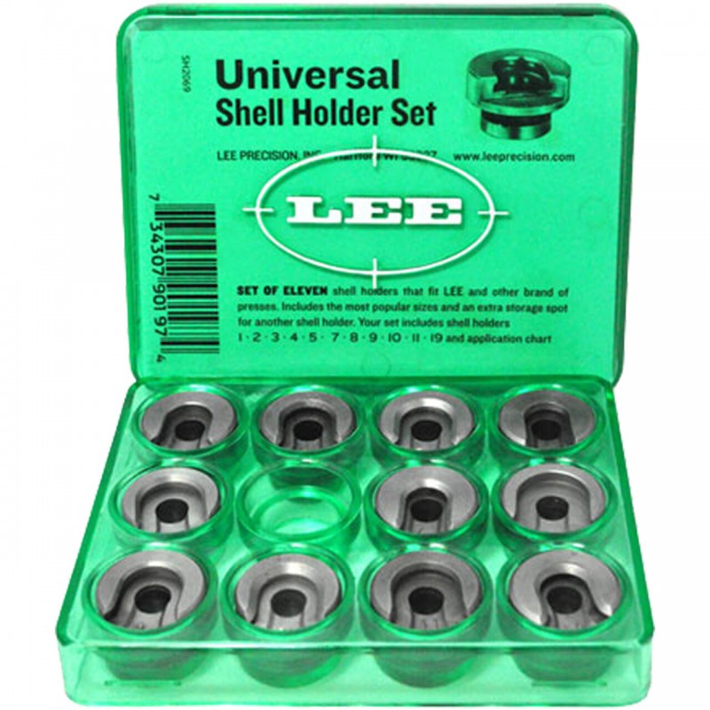 Lee Universal Shell Holder Set Lee Precision Matrices de rechargement