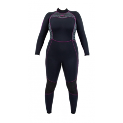 Akona : Quantum Stretch Wetsuit 3mm pour femme - Magenta Akona Vêtements Isothermiques