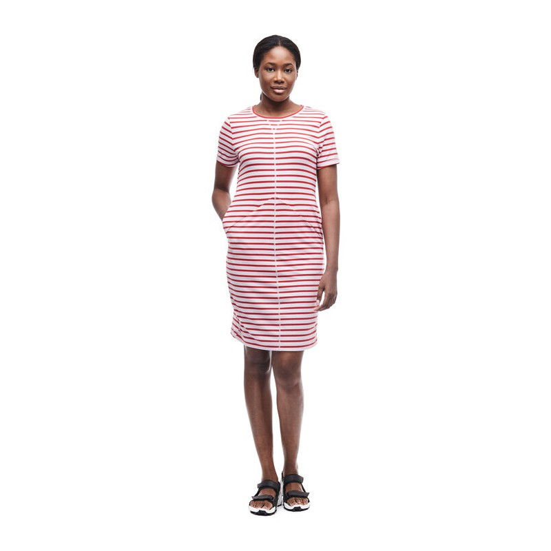 Indygena : Kuiva II - Jersey direlease® dress - Primrose Candy Apple Stripe Indyeva Clothing