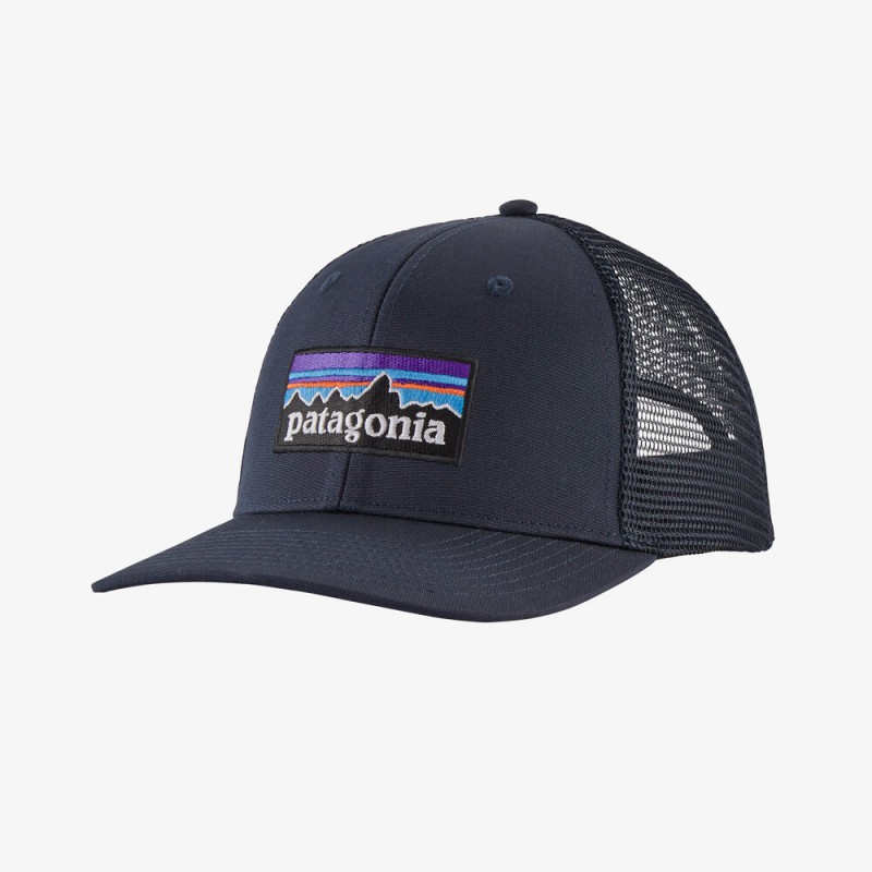 Patagonia : Casquette P-6 Logo - Bleu marin Patagonia Chapeaux et casquettes