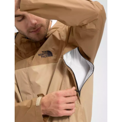 north face khaki rain jacket