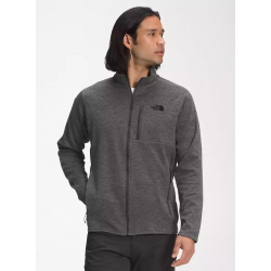 The North Face : Men's Canyonlands Full Zip - Dark Grey Heather THE NORTH FACE Clothing