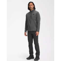 The North Face : Men's Canyonlands Full Zip - Dark Grey Heather THE NORTH FACE Clothing