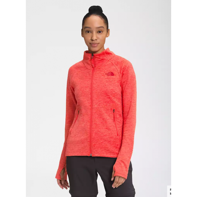 The North Face : Manteau Canyonlands en molleton pour femmes - Horizon Red Heather THE NORTH FACE Vêtements