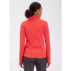 The North Face : Women’s Canyonlands Full-Zip Fleece - Horizon Red Heather THE NORTH FACE Clothing