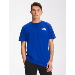 The North Face : T-shirt Box NSE pour hommes - Bleu THE NORTH FACE Vêtements