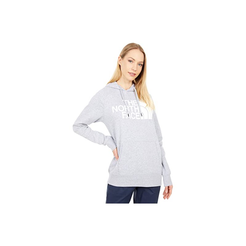 The North Face : Women’s Half Dome Pullover Hoodie - Light Grey Heather THE NORTH FACE Clothing