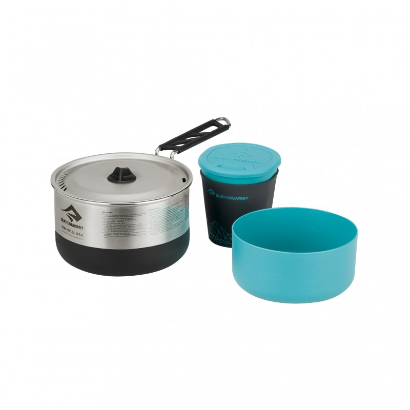 Sea to Summit Sigma Cook Set 1.1 - 1.2L pot, 1 bowl, 1 mug Sea to Summit Outdoor Gear