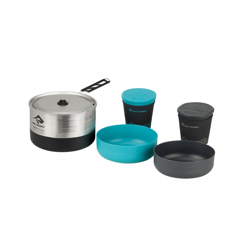 Sea to Summit Sigma Cook Set 2.1 - 1.9L pot, 2 bowls, 2 mugs Sea to Summit Outdoor Gear