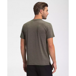 The North Face : T-Shirt à manches courtes Wander pour hommes - New Taupe Green Heather THE NORTH FACE Vêtements