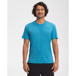 The North Face : Men's T-Shirt Wander Short Sleeve - Meridian Blue Heather THE NORTH FACE Clothing