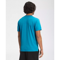 The North Face : T-Shirt à manches courtes Wander pour hommes - Meridian Blue Heather THE NORTH FACE Vêtements