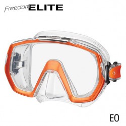 Tusa Masque Freedom Elite Orange Tusa Masques de plongée