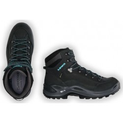 Lowa Renegade Pro GTX Femme Asphalt/Turquoise Lowa Chassures de randonné