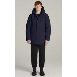 Kanuk - Mont-Royal Straight-fit, hip-length parka for men - Deep Blue Kanuk Clothing
