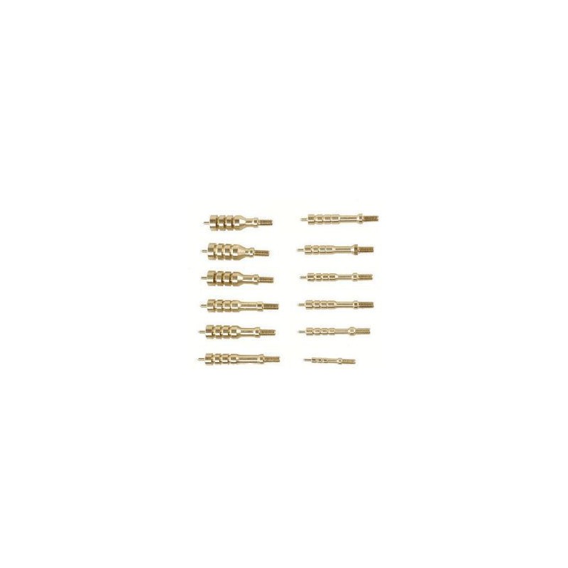 Tipton 12 piece Brass Jag Kit Tipton Gun Cleaning