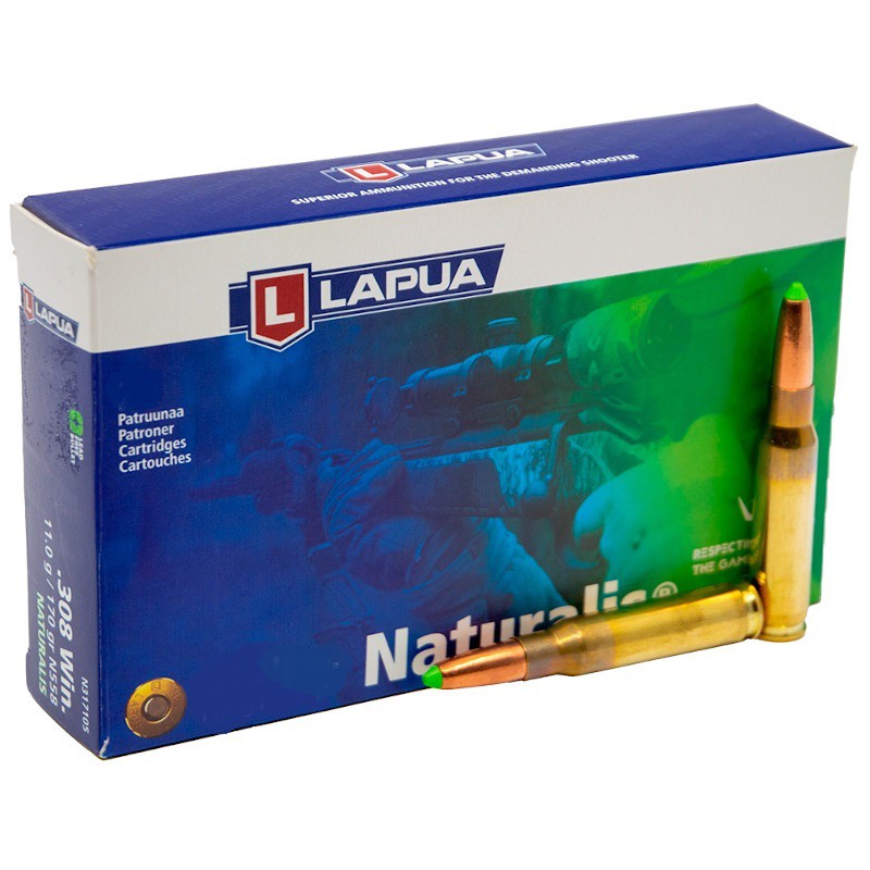 Lapua 30-06 Spg 170gr Naturalis Lapua Norma, Lapua & RWS & Sako