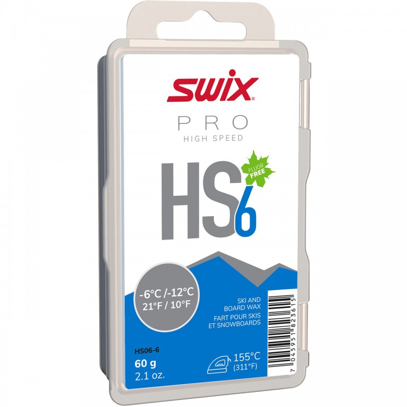 Swix HS6 blue -6/-12C 60gr Swix Ski tuning & wax