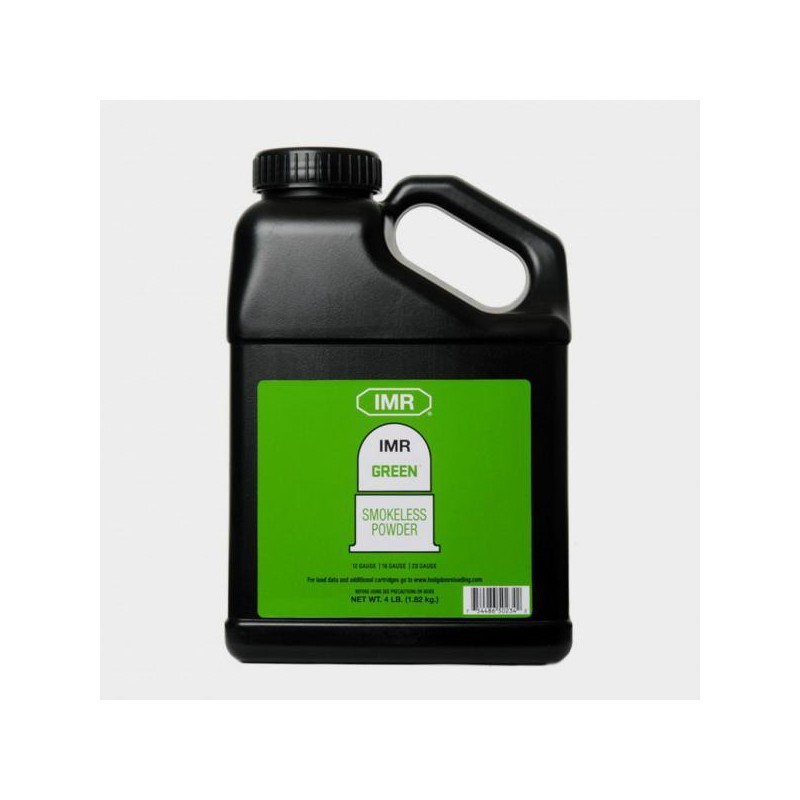 IMR poudre Green 4 lbs IMR Powder IMR