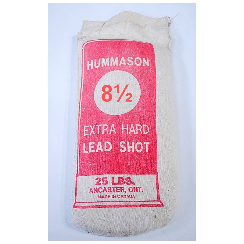 Hummason Lead Shot No.8.5 bag/25lbs  Shot