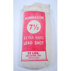 Hummason Lead Shot No.7.5 bag/25lbs  Shot