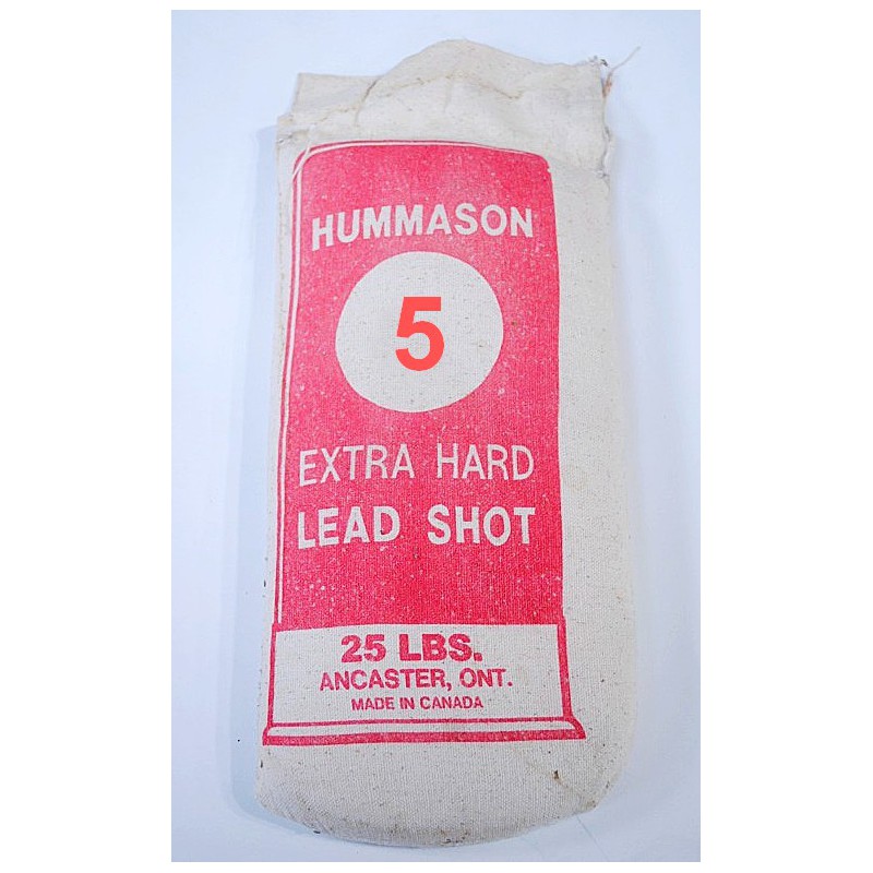 Hummason Lead Shot No.5 bag/25lbs  Shot