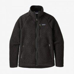 Patagonia Jacket Retro Pile pour hommes - Noir Patagonia Manteaux et Vestes