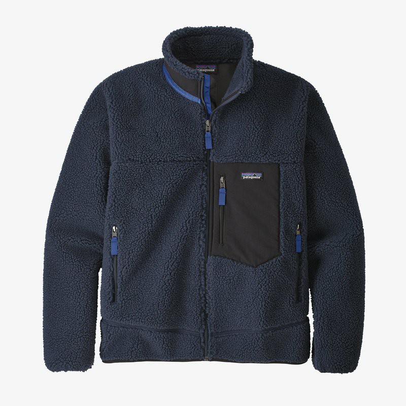 Patagonia Jacket Classique Retro-X® en polaire pour hommes - New Navy Patagonia Vêtements