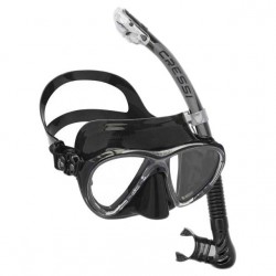 Cressi Big Eyes & Supernova Dry Combo Black Cressi Mask & Snorkel Kit