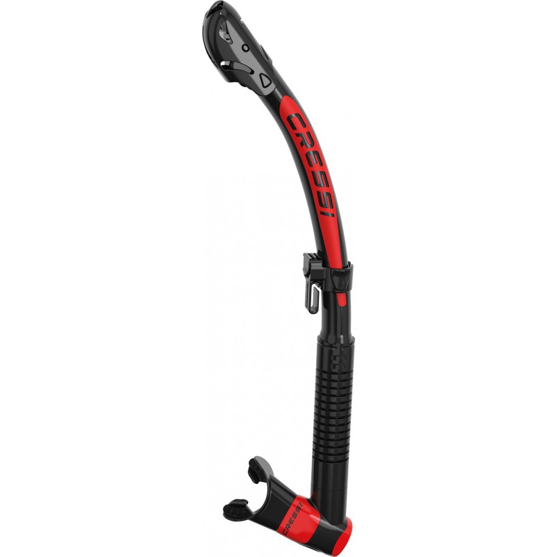 Cressi Itaca Ultra Dry Snorkel - Black/Red Cressi Snorkel