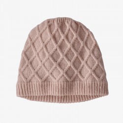 Patagonia Tuque en tricot nid d'abeille pour femmes - Fuzzy Mauve Patagonia Vêtements