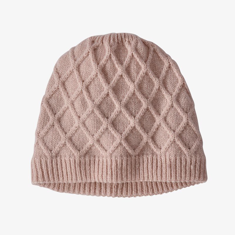 Patagonia Tuque en tricot nid d'abeille pour femmes - Fuzzy Mauve - Patagonia - sporteque.ca