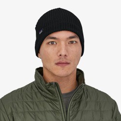 Patagonia - Fisherman's Rolled Beanie - One Size - Black Patagonia Clothing