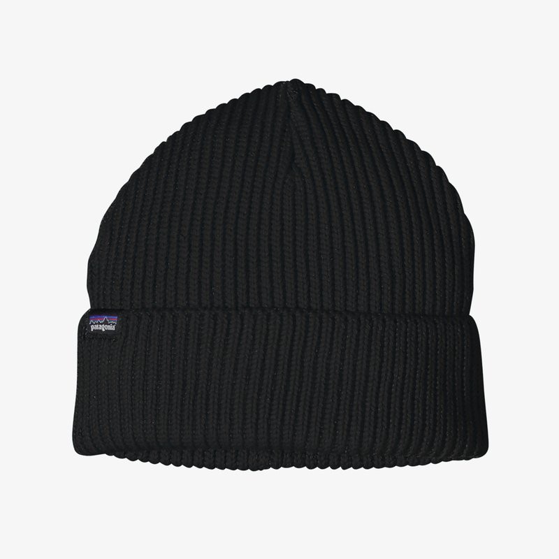 Patagonia - Fisherman's Rolled Beanie - One Size - Black Patagonia Clothing