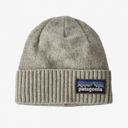 Patagonia Brodeo Beanie One Size - Logo P6 - Grey Drifter Patagonia Clothing