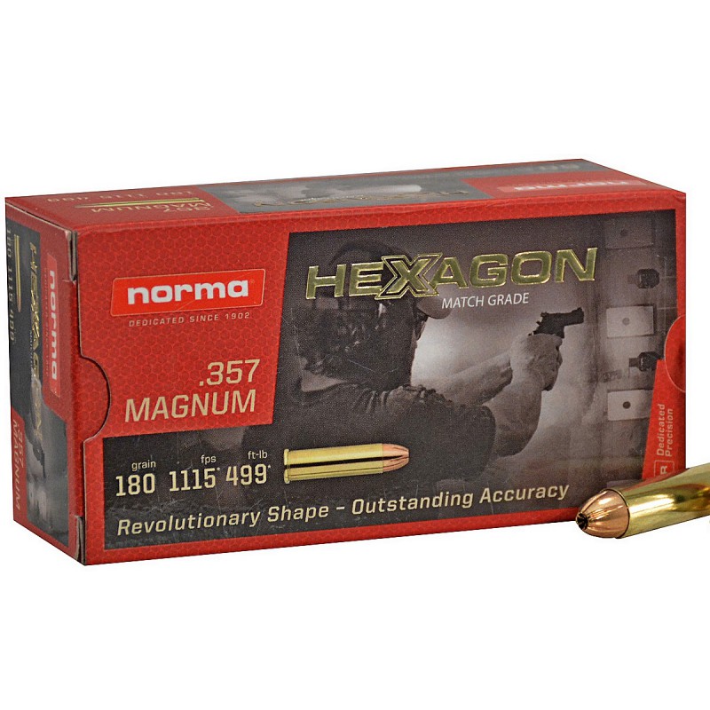 Norma Ruag 357 Mag 180 gr Hexagon Norma Other Maker