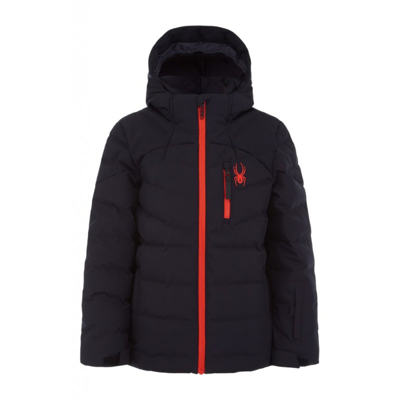 Spyder Impulse Synthetic Down Jacket Pour Junior Noire Volcano SPYDER Hauts