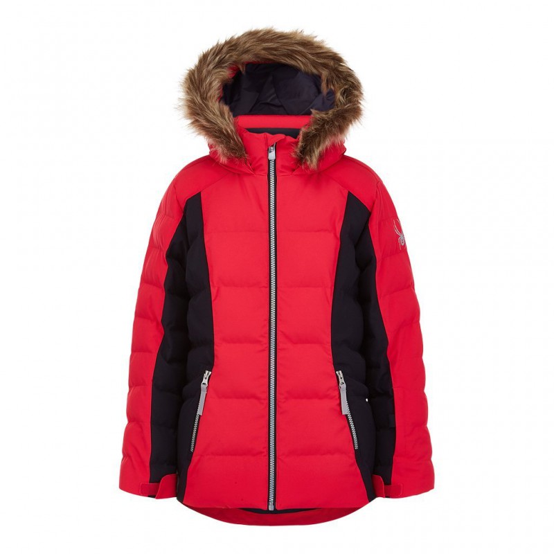 Spyder Manteau Synthétique Down Pour Filles Cerise SPYDER Enfants